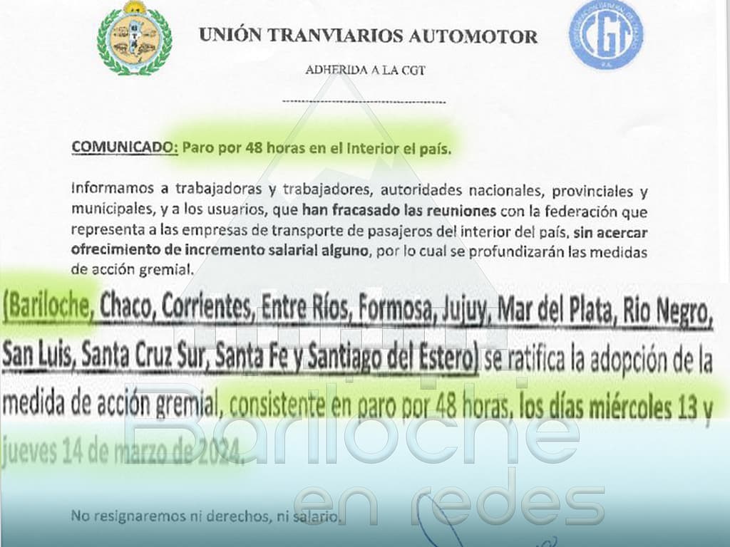Mantienen el Paro de Colectivos
