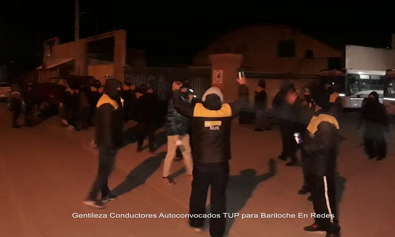 A pesar de la inteConductores se manifestaron